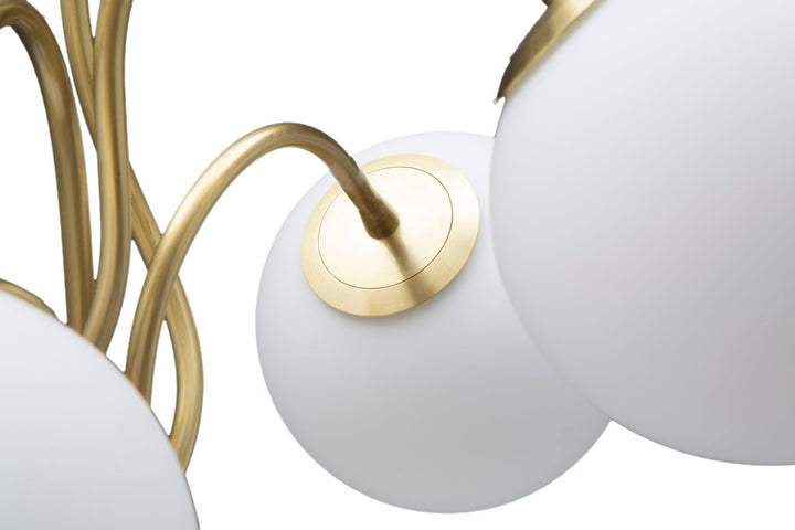 Mauro Ferretti Glamy bordslampa 4 ljus Ø53 × 74 cm