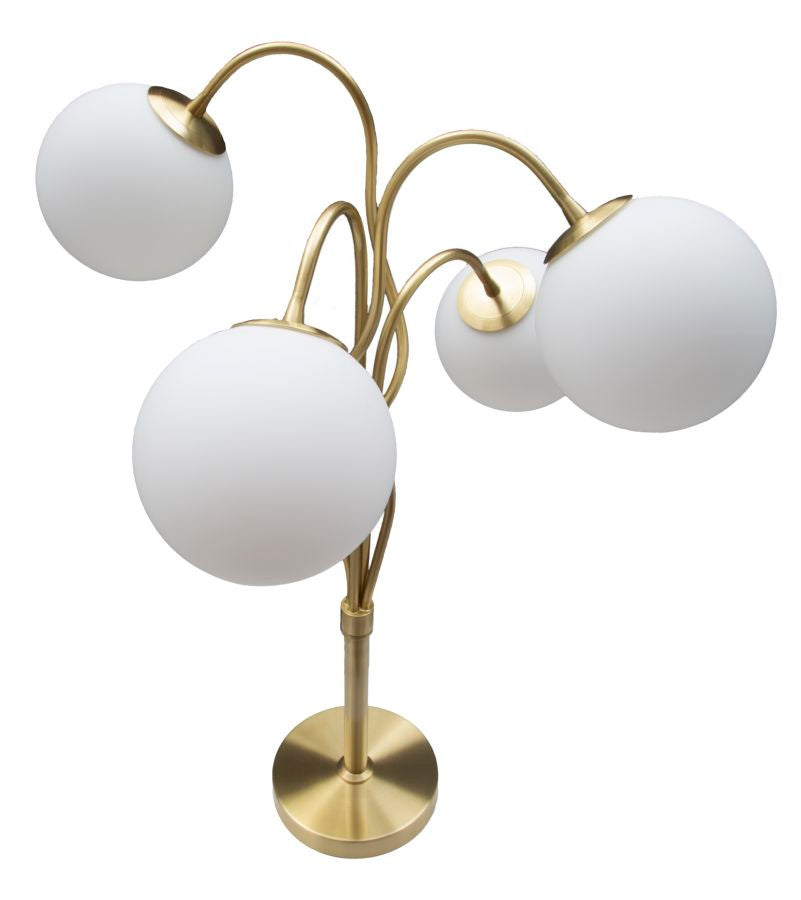 Mauro Ferretti Glamy bordslampa 4 ljus Ø53 × 74 cm