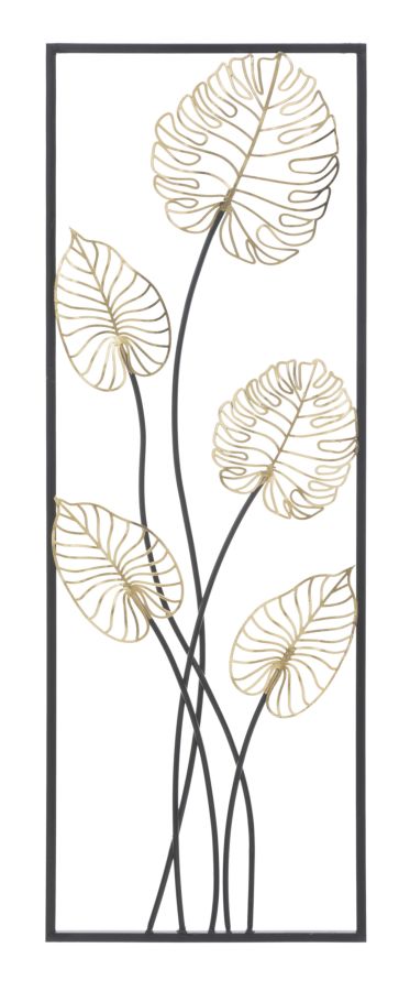 Mauro Ferretti Luxy B 3D-väggpanel med blad 31 × 90 cm