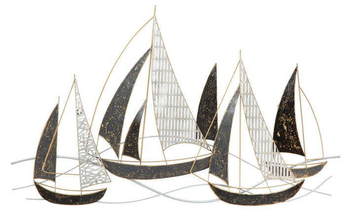 Mauro Ferretti Veliero 3D-väggpanel med segelbåtsmotiv 91 × 55,9 cm