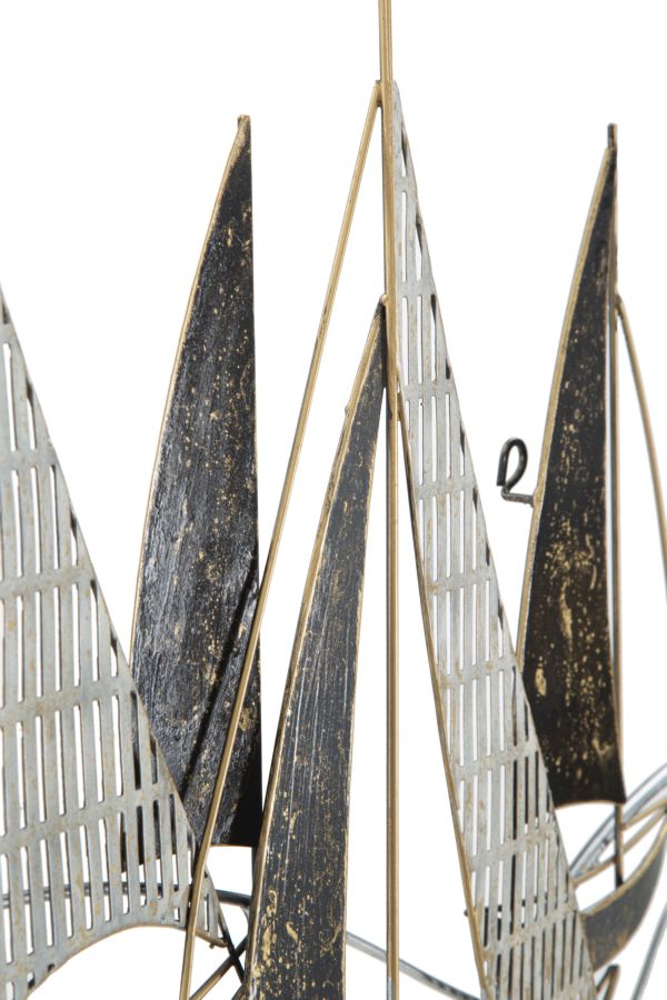 Mauro Ferretti Veliero 3D-väggpanel med segelbåtsmotiv 91 × 55,9 cm