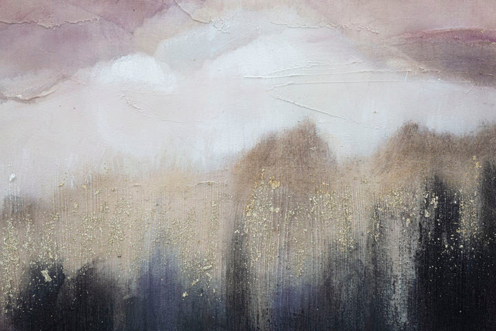 Mauro Ferretti Pink Mountain tavla 80 × 60 cm
