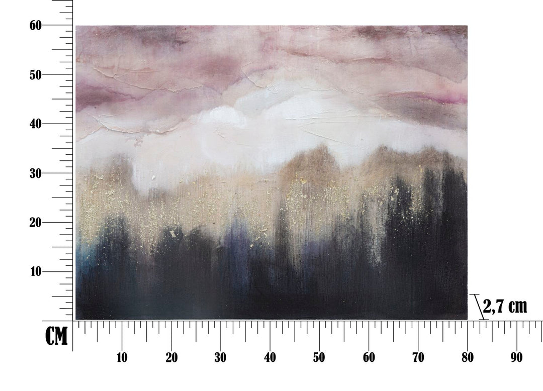 Mauro Ferretti Pink Mountain tavla 80 × 60 cm
