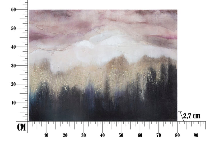 Mauro Ferretti Pink Mountain tavla 80 × 60 cm