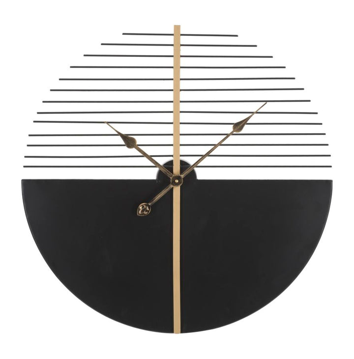 Mauro Ferretti Glam Stick väggklocka Ø60 cm - svart/guld