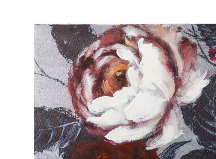 Mauro Ferretti White Red Flower canvastavla 120 × 60 cm