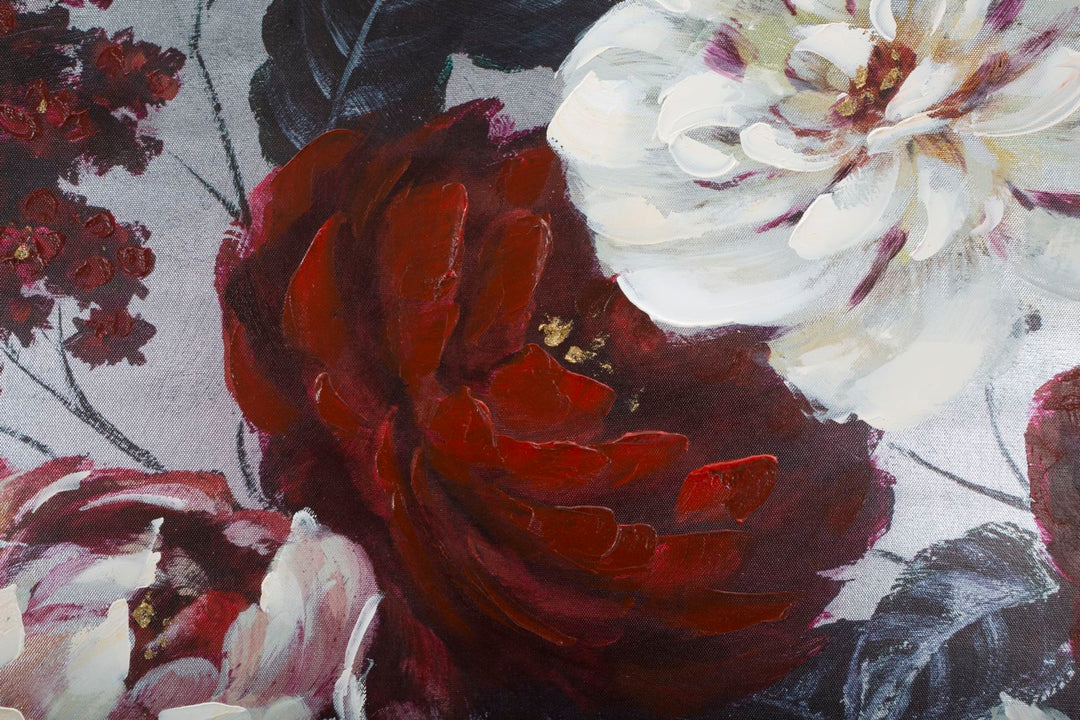 Mauro Ferretti White Red Flower canvastavla 120 × 60 cm
