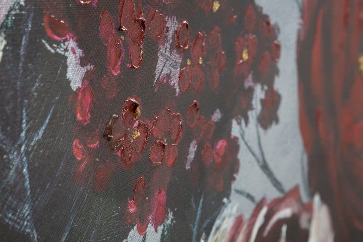 Mauro Ferretti White Red Flower canvastavla 120 × 60 cm
