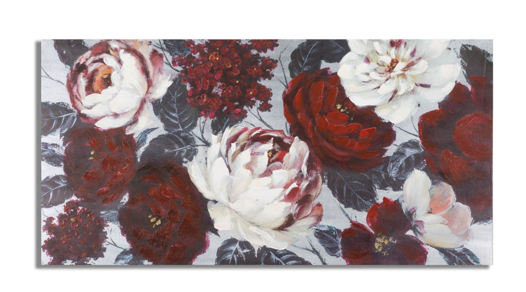 Mauro Ferretti White Red Flower canvastavla 120 × 60 cm