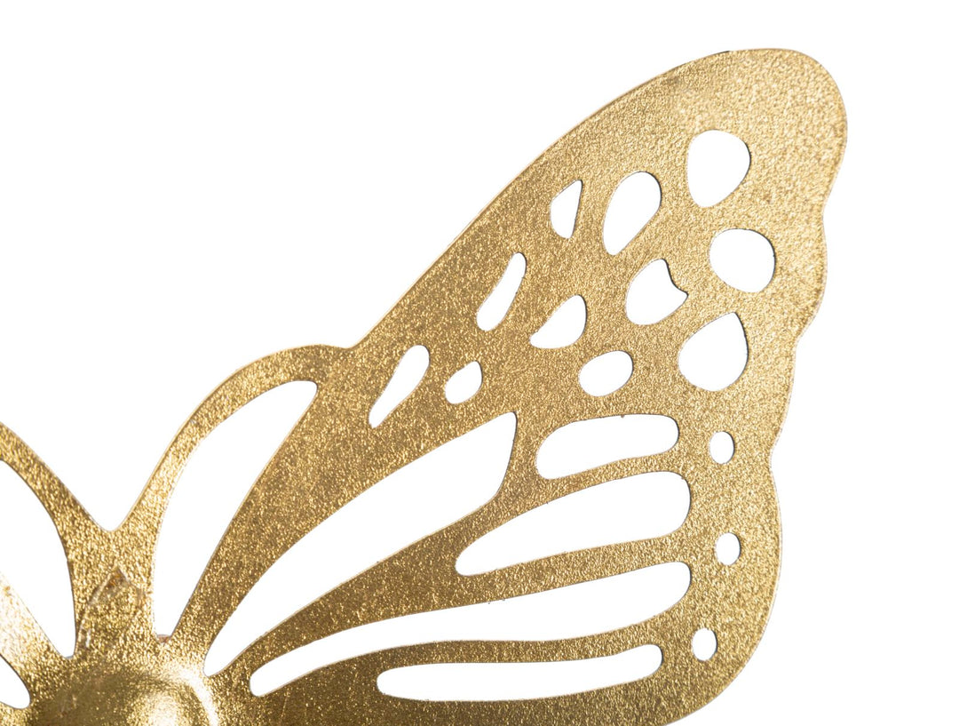 Mauro Ferretti Butterflies väggdekoration 4-pack - guld