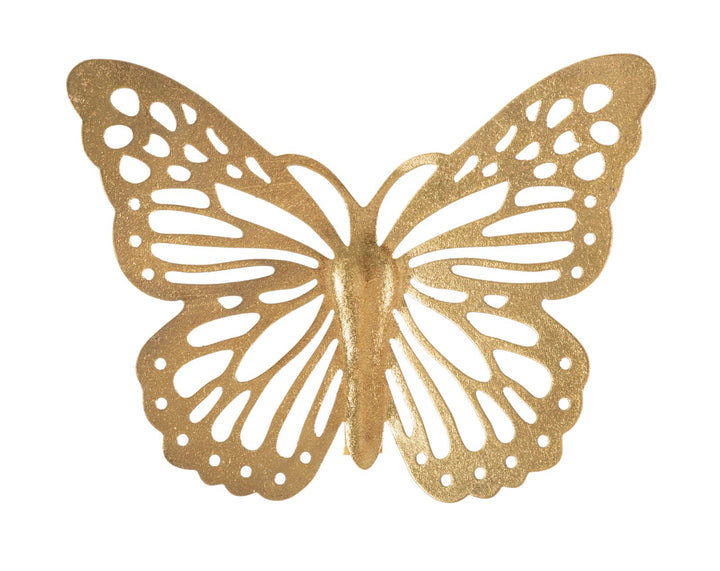 Mauro Ferretti Butterflies väggdekoration 4-pack - guld
