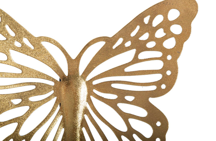 Mauro Ferretti Butterflies väggdekoration 4-pack - guld