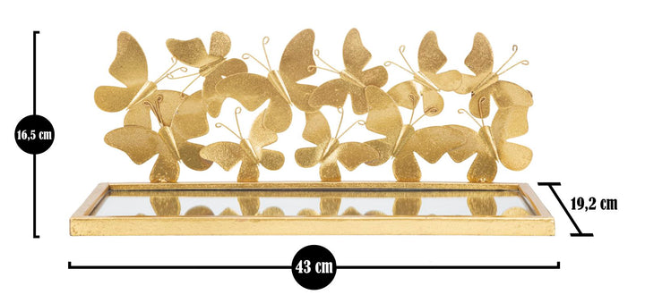 Mauro Ferretti Butterflies vägghyllor 2-pack