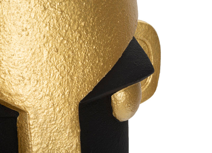 Mauro Ferretti Tribal-C dekorativ vas 30 × 23,5 × 40 cm - svart/guld