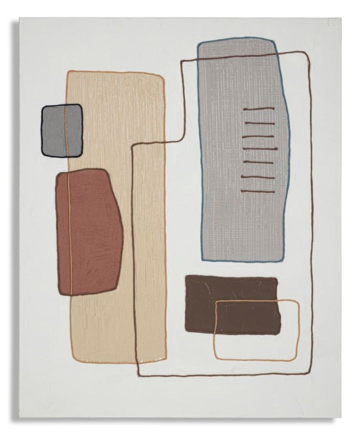 Mauro Ferretti Paint B abstrakt canvastavla 80 × 100 cm