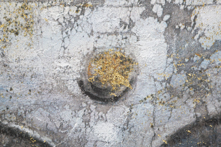 Mauro Ferretti Face Buddha Light A tavla 80 × 120 cm - multicolor/guld