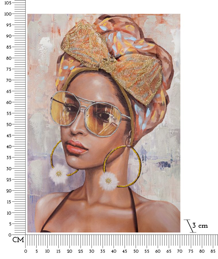 Mauro Ferretti Jennifer B tavla 70 × 100 cm
