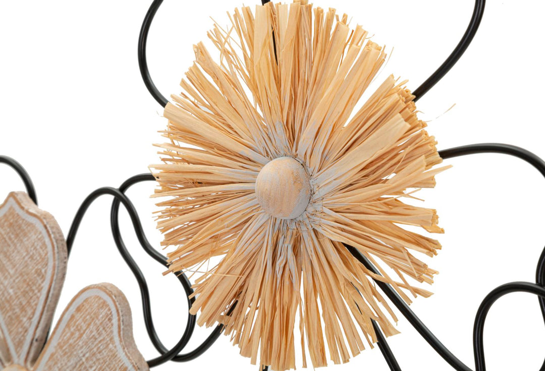 Mauro Ferretti Itis 3D-väggpanel 75 × 42 cm - brun/svart