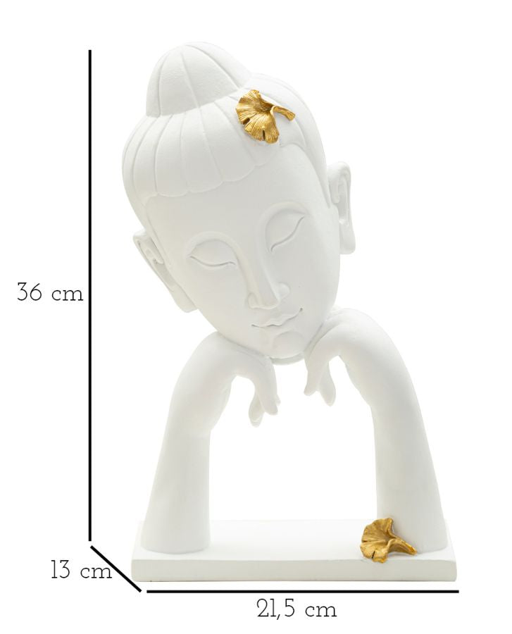 Buddha B skulptur 21,5 x 13 x 36 cm – bild 7