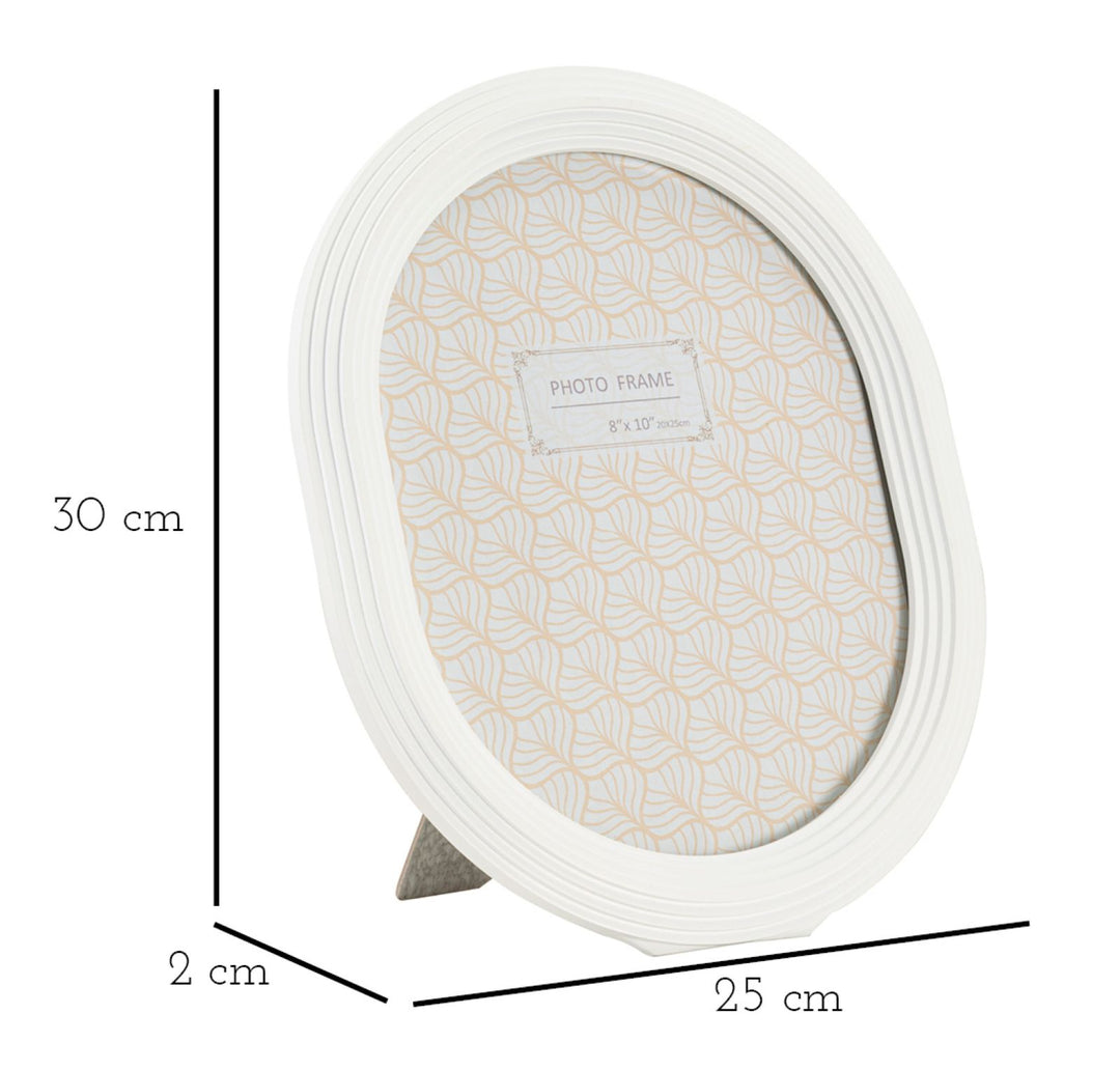 Mauro Ferretti Ovally oval fotoram 20 × 25 cm - vit