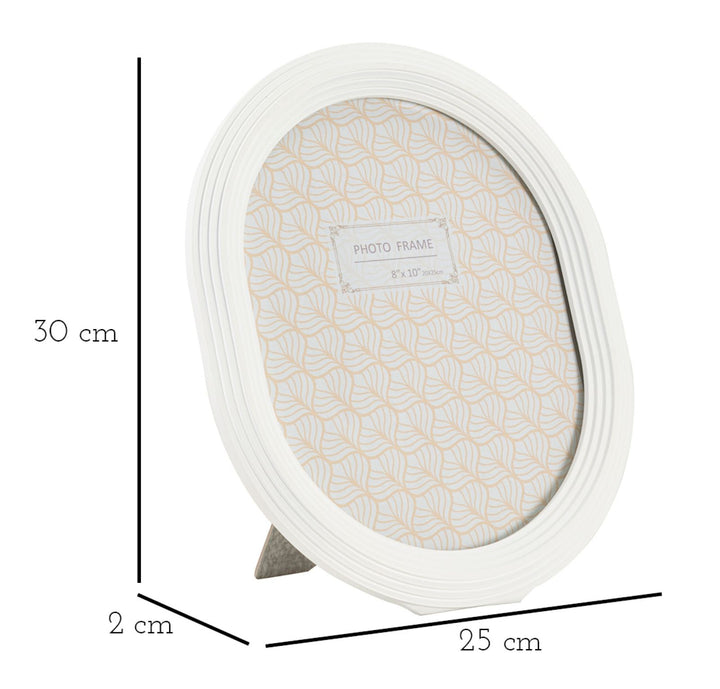 Mauro Ferretti Ovally oval fotoram 20 × 25 cm - vit
