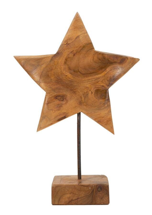 Mauro Ferretti Star skulptur i teak