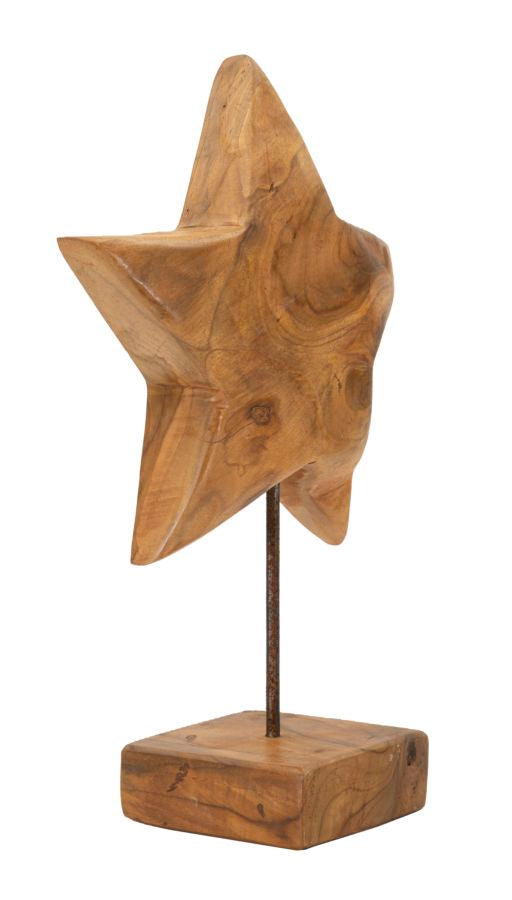 Mauro Ferretti Star skulptur i teak