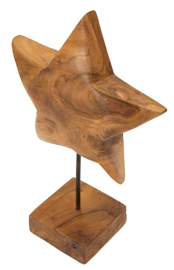 Mauro Ferretti Star skulptur i teak