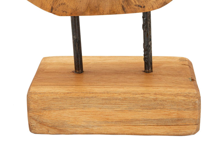 Mauro Ferretti Hasi skulptur i teak 38 cm