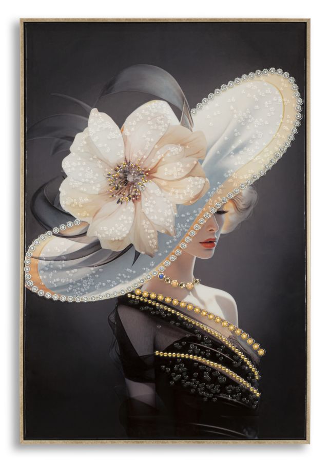 Mauro Ferretti Wien Hat A tavla 62 × 92 cm - multicolor/guld