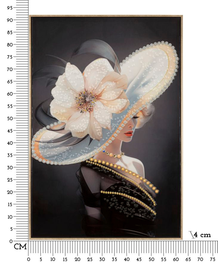 Mauro Ferretti Wien Hat A tavla 62 × 92 cm - multicolor/guld