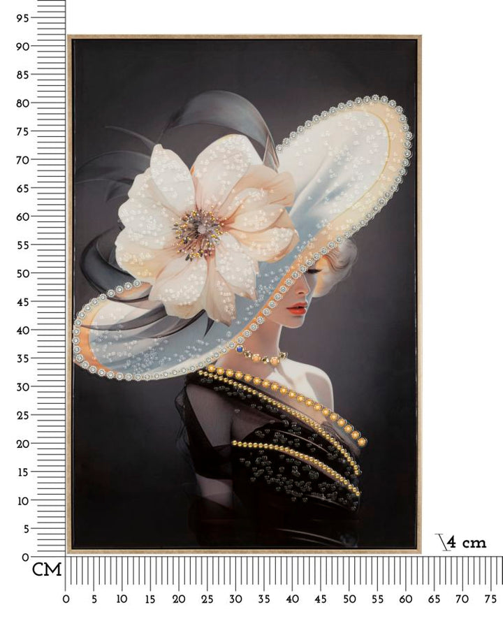 Mauro Ferretti Wien Hat A tavla 62 × 92 cm - multicolor/guld