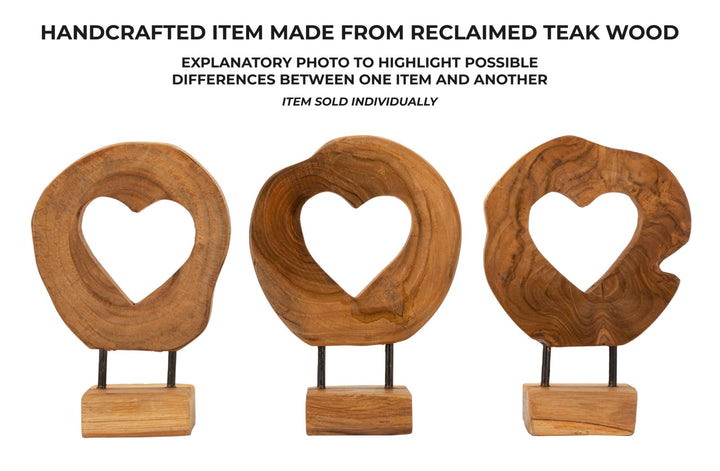 Hasi skulptur i teak 20 x 10 x 28 cm – bild 7
