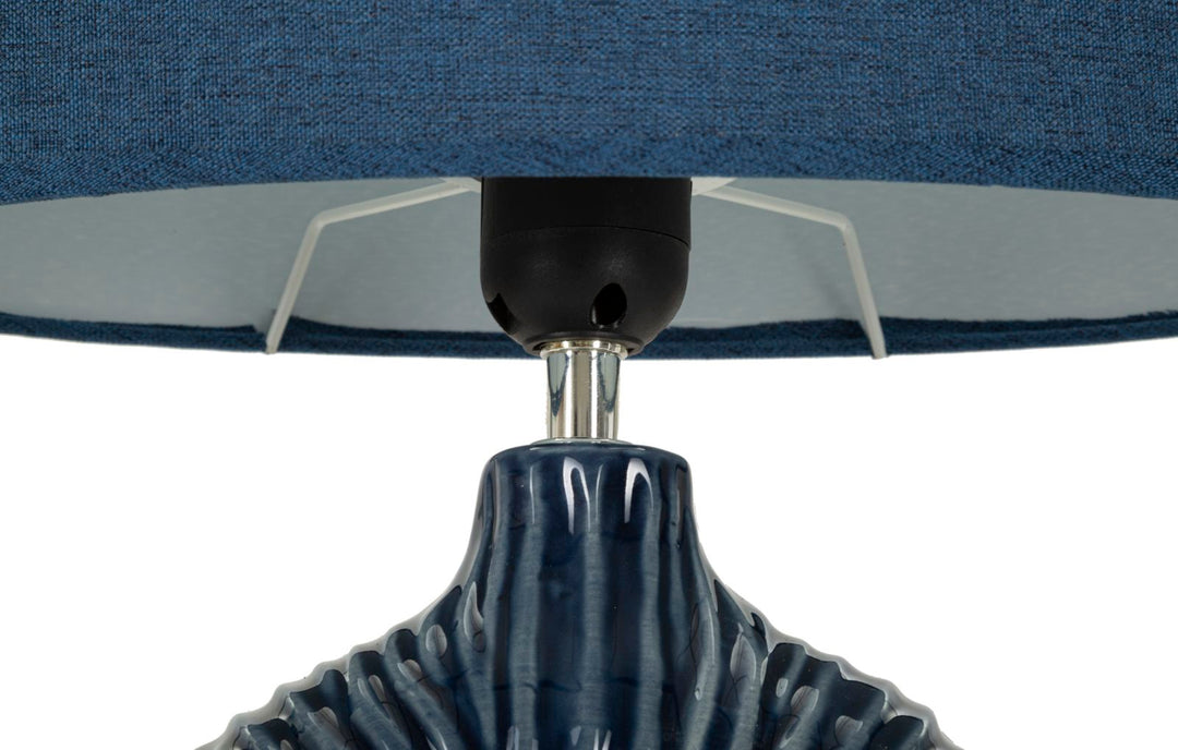 Mauro Ferretti Seta Blue bordslampa 43 cm - blå