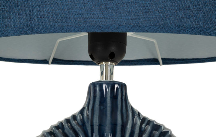Mauro Ferretti Seta Blue bordslampa 43 cm - blå