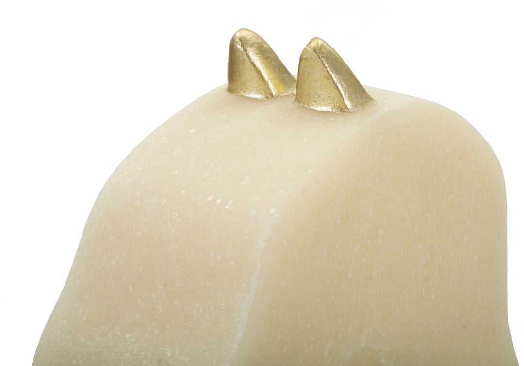 Mauro Ferretti Quarzy schackhäst skulptur - vit/guld – Vit/guld, Polyresin, 14 x 13 x 31 cm – bild 6