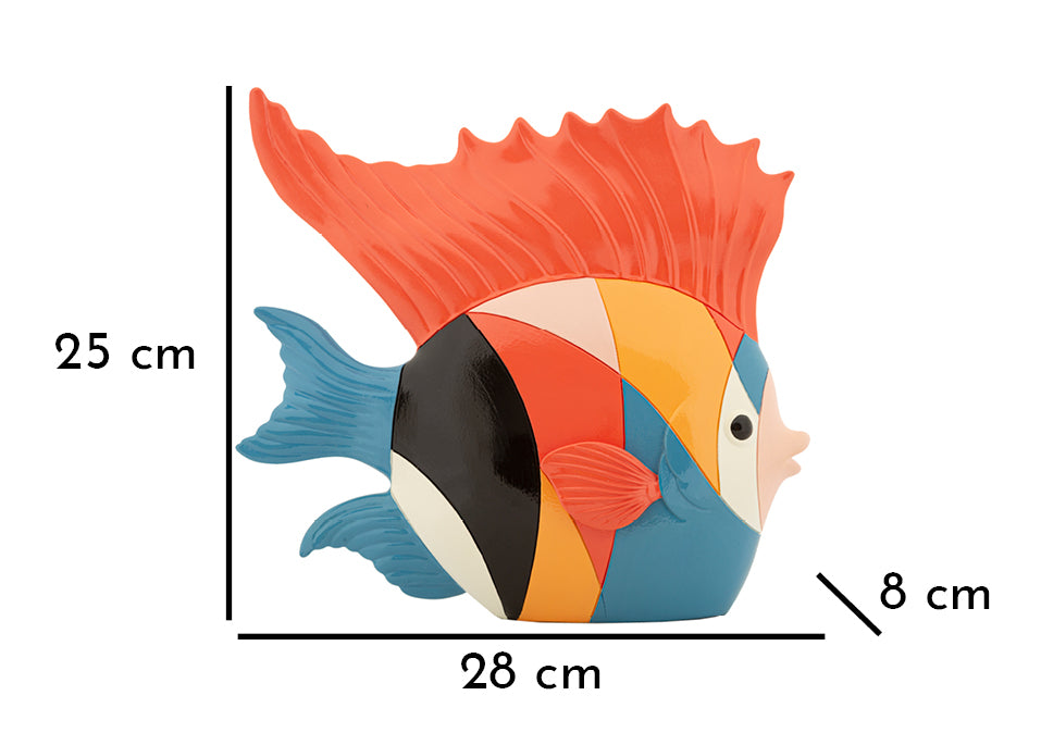 Mauro Ferretti Fish Rubic fiskfigur 28 cm