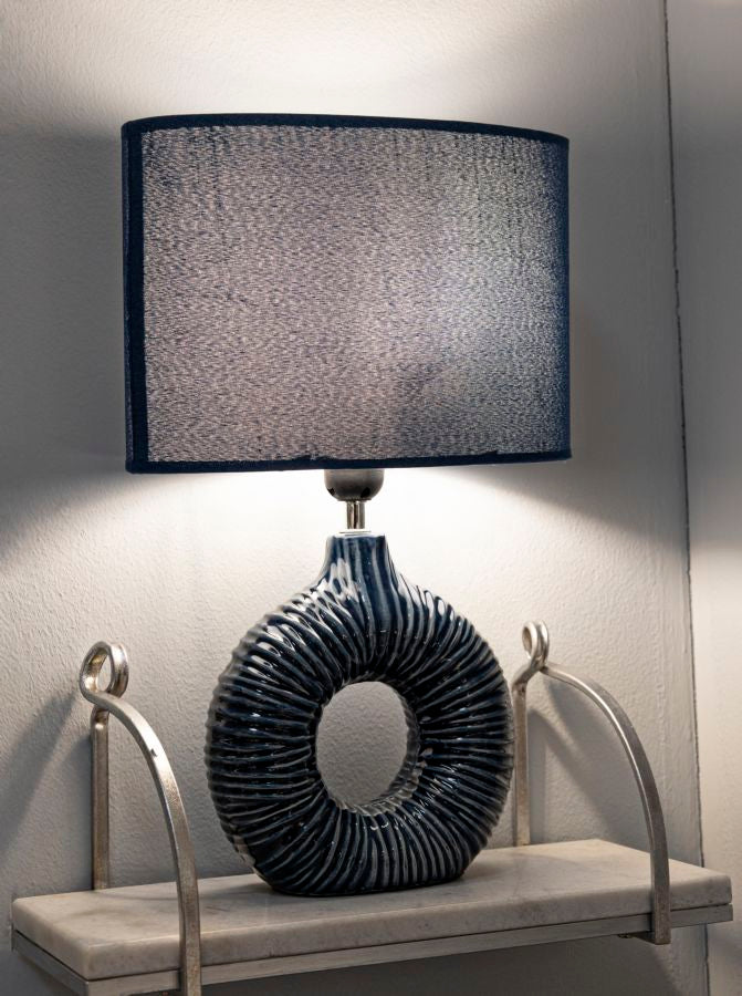 Mauro Ferretti Seta Blue bordslampa 43 cm - blå