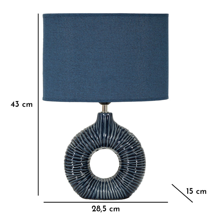 Mauro Ferretti Seta Blue bordslampa 43 cm - blå