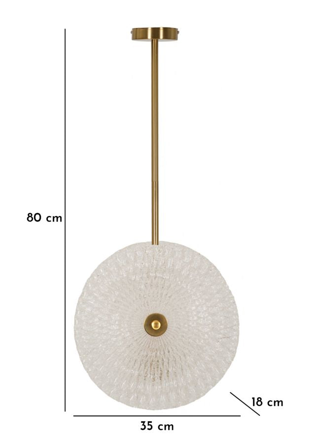 Mauro Ferretti Glass taklampa 35 × 80 cm