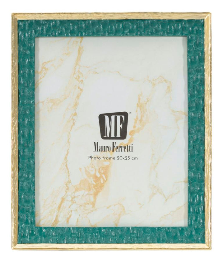 Mauro Ferretti Grent fotoram 20 × 25 cm - grön/guld