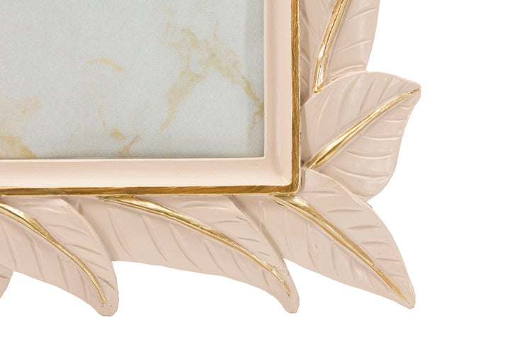 Mauro Ferretti Leaffy fotoram 15 × 20 cm - crème/guld