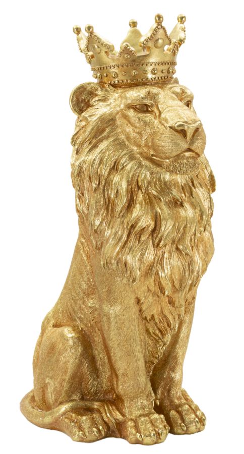 Mauro Ferretti King Lion Shant lejonfigur 74 cm