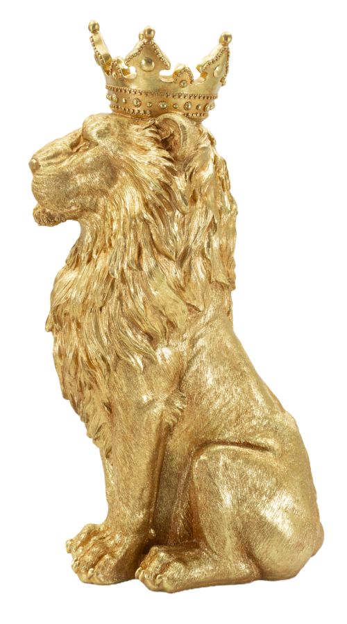 Mauro Ferretti King Lion Shant lejonfigur 74 cm