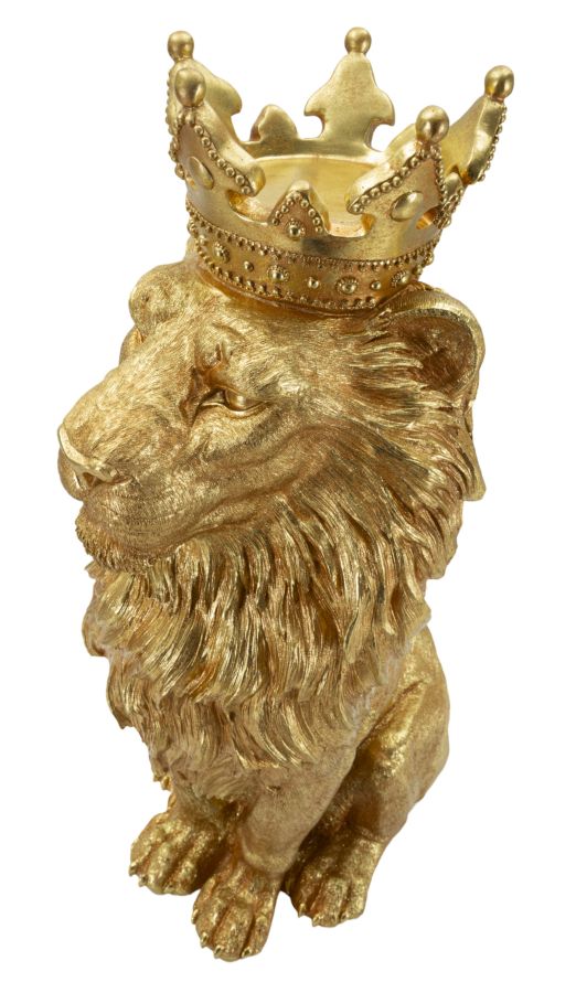 Mauro Ferretti King Lion Shant lejonfigur 74 cm