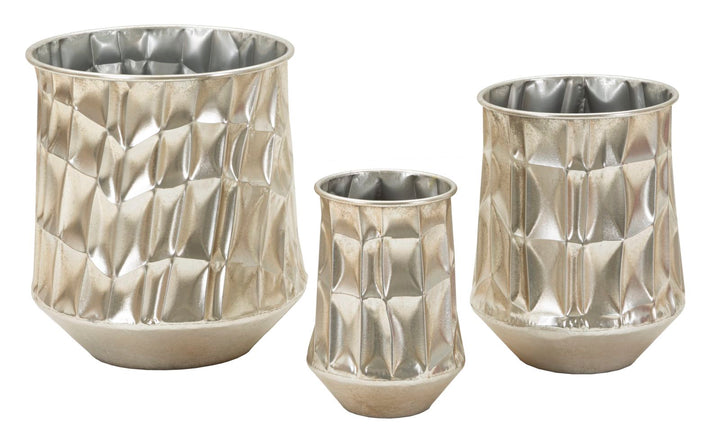 Mauro Ferretti Silver dekorativa vaser 3-pack - silver