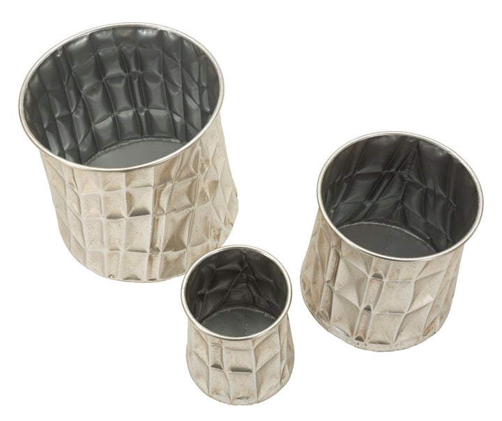 Mauro Ferretti Silver dekorativa vaser 3-pack - silver
