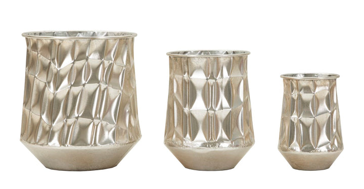 Mauro Ferretti Silver dekorativa vaser 3-pack - silver