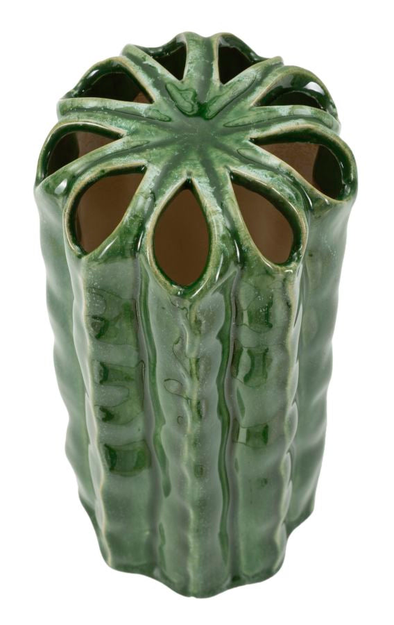 Mauro Ferretti Tall Cactus vas Ø11,5 × 23,5 cm - grön