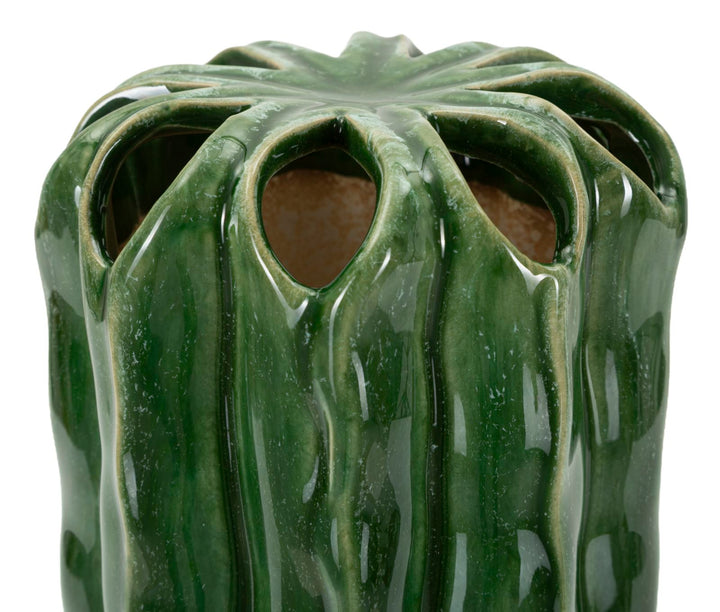 Mauro Ferretti Tall Cactus vas Ø11,5 × 23,5 cm - grön